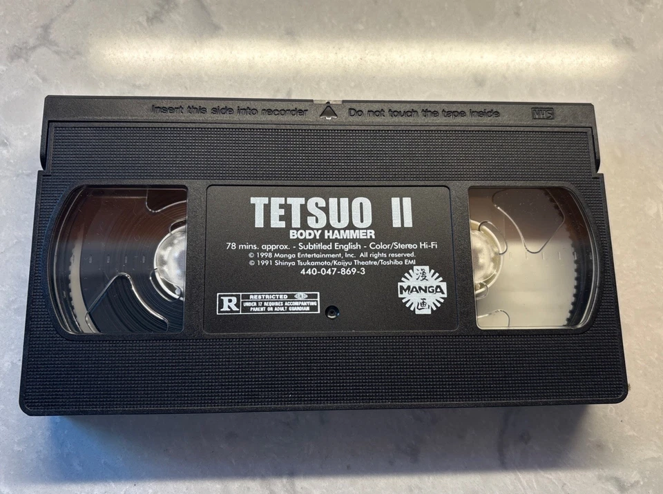 Tetsuo II: Body Hammer (VHS, 1998, Original English Subtitled English)TESTED - Image 2 of 4