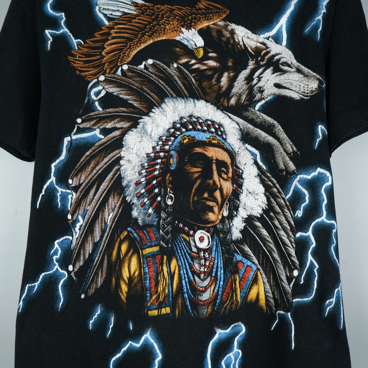 American Vintage Thunder Lightning 90s T-Shirt | Native Graphic 