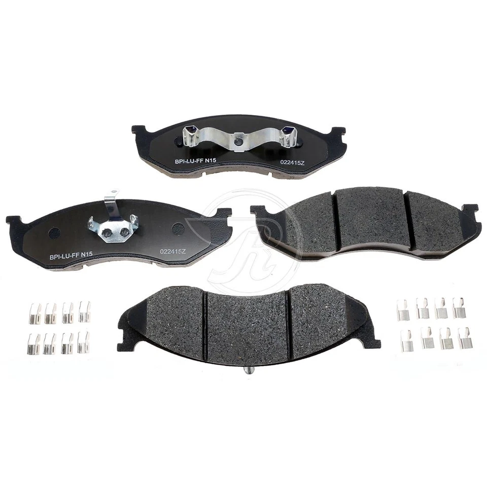 Front Rear Disc Brake Pad Set Drum Brake Shoe fits 1990-1992 Jeep Comanche - Imagen 4 de 4