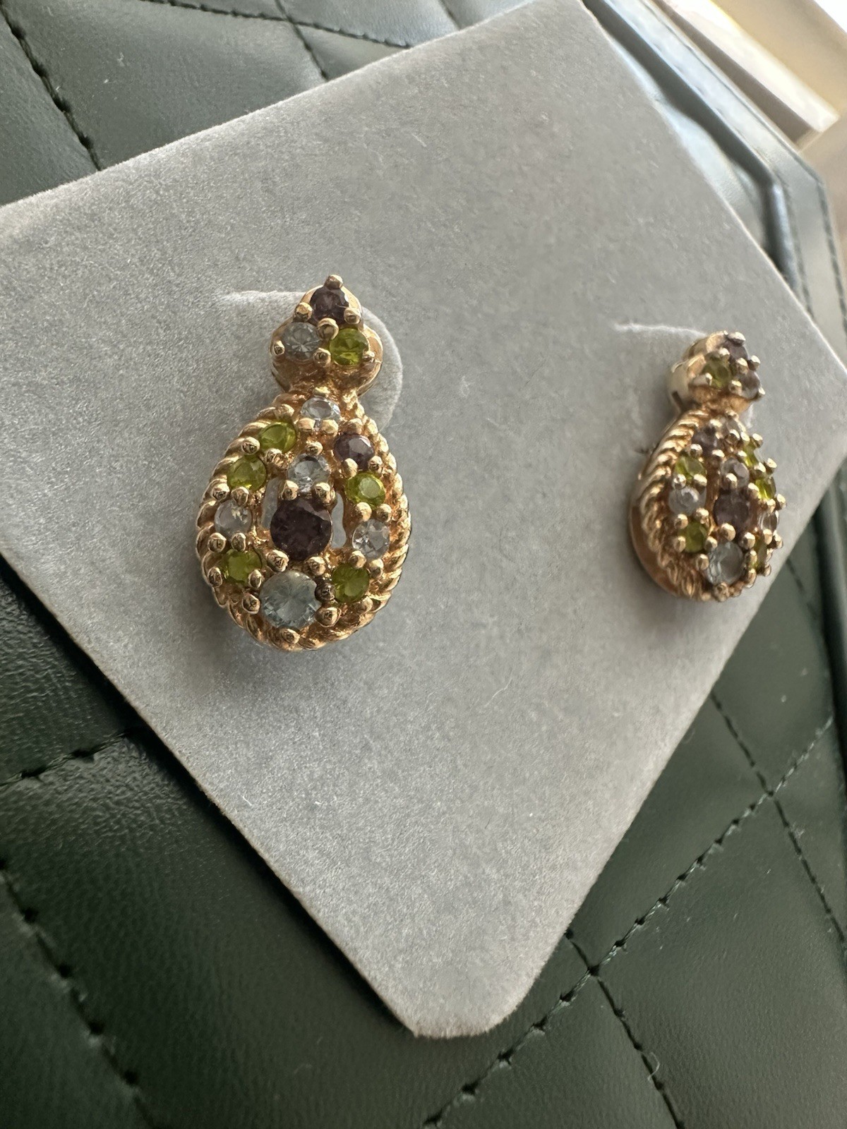 Ross-Simon’s Multi Gem Earrings - image 3