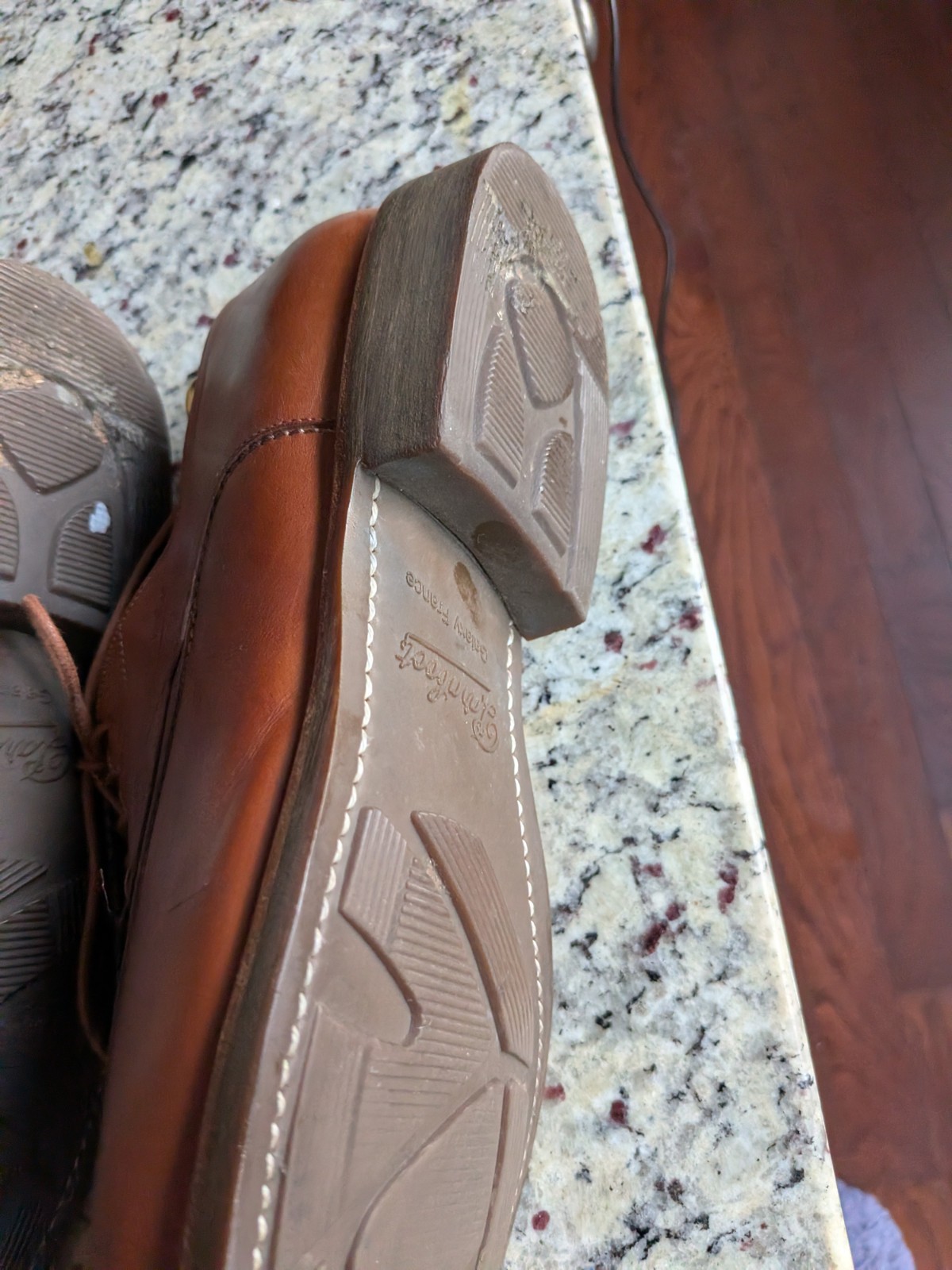 Paraboot Avignon Brown Leather  Split Toe Derby S… - image 7