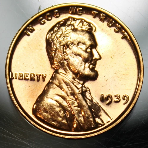 1939 Proof Lincoln Head Cent - Gem Proof Red !!