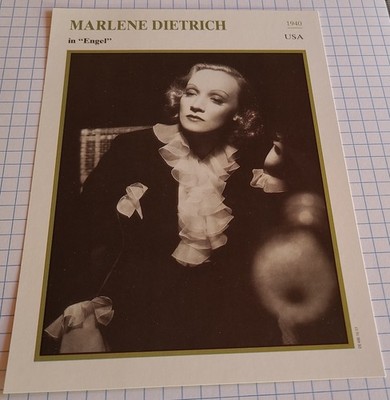 Schauspielerin MARLENE DIETRICH | Film-Star-Foto / Sammelbild-Karte #n135