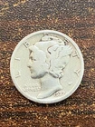 1927 P MERCURY SILVER DIME A VERY FINE COIN . PLUS A SURPRISE