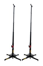 2 Two 21Ft Ultra-Heavy Duty Tower Lifter Crank Lighting DJ Concert Stand W/Out