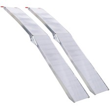 2 Pack Foldable Aluminum Loading Ramps 80.4x12 Inch 1500 Lbs Capacity