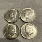 1964 Kennedy Half Dollar 50C Coins Lot of 4 Uncertified Collectible US Coin Set