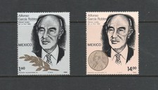 T2958 Mexique 1982 Alfonso Garcia Robles Prix Nobel 2 v. MNH