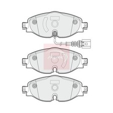 APEC Bremsbeläge Vorne Für SEAT ATECA KH7 KHP 2016 (R90) PAD1902