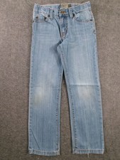 Childrens Place Jeans Youth 8 Blue Straight Leg Light Wash Cotton Casual