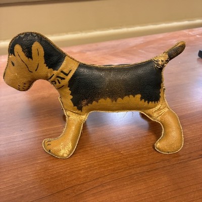 Vintage 1920s PAL Dog Gasoline Alley Skeezix Oilcloth Plush Toy