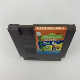 Sesame Street ABC & 123 - Authentic Nintendo NES Game - Tested  & Works
