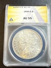 1890-S Morgan Dollar $1 AU 55 ANACS