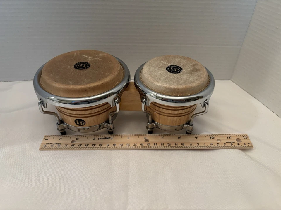 LP Music Collection LPM199 Madera Mini Bongos Sintonizable Tambor Tailandia Foto 4 de 4