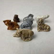 Wade Red Rose Tea Mostly American Animals Series 1 And 2 Figurines Lot Of 7 Fox