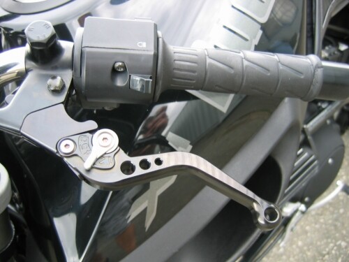 Leviers Buell X1 Lightning 1998-2002 en aluminium CNC noir