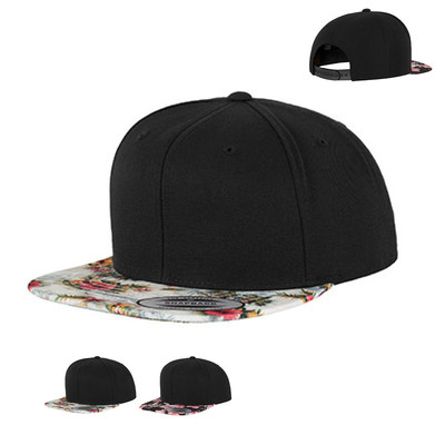 Flexfit Floral Snapback Verschluss Cap Klassisch Kappe Größenverstellbar Neuware