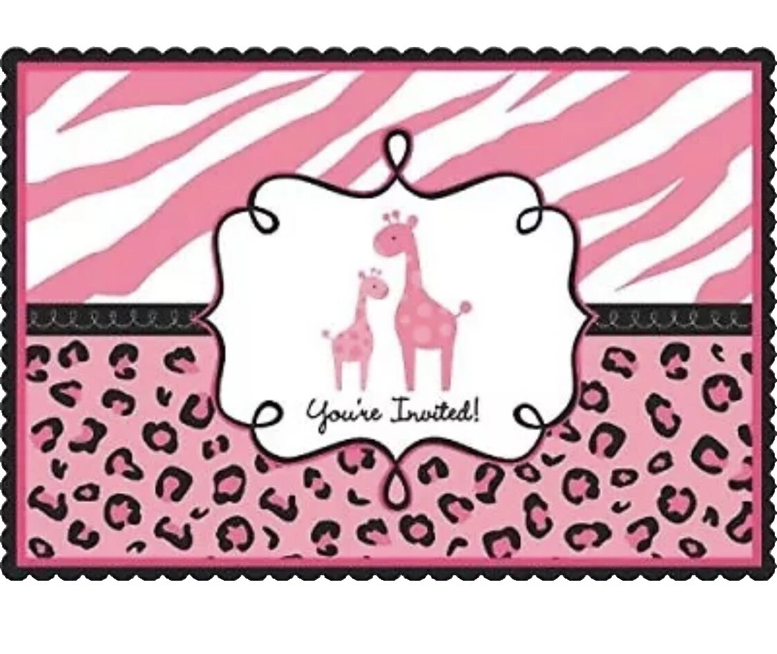 Jungle Baby Shower saludo Invitaciones