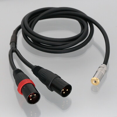 4.4mm Female to L+R XLR 3Pin Male Headphone Audio Balanced Cable Canare L-4E6S