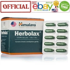 Herbolax Himalaya  OFFICIAL USA 100 Capsules CONSTIPATION  Care New FRESH 