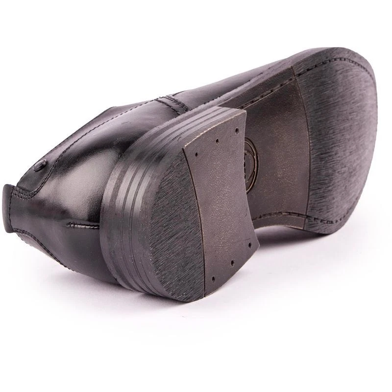Base London Herren Newman Schnürschuhe Schwarz - Bild 4 von 4