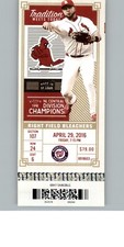Washington Nationals vs St. Louis Cardinals 4/29/2016 Ticket - Jhonny Peralta	