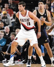 Joel Freeland *PORTLAND TRAILBLAZERS* podpisane zdjęcie 8x10 J4 COA