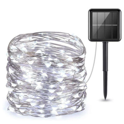 Solar String Fairy Lights Xmas Outdoor Garden Christmas Party Decor Waterproof - Picture 14 of 17
