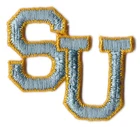 SOUTHERN UNIVERSITY JAGUARS NCAA COLLEGE VINTAGE 2" SU LETTERS LOGO PATCH