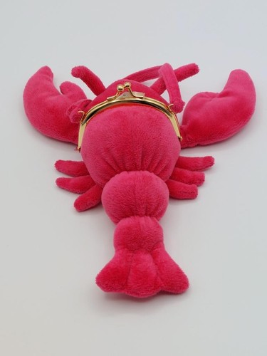Gymboree “CAPE COD CUTIE” Pink LOBSTER Plush STRAP Coin Purse - Picture 7 of 8