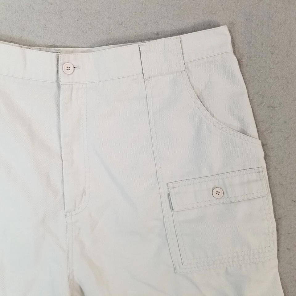 Windham Pointe Carga Senderismo Pantalones Cortos Hombre 42x5 Blanco Ligero Exterior Foto 3 de 4