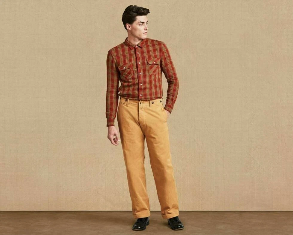 Levi s Vintage Clothing LVC 1920 Chinos Made Crafted Crop Trouser
