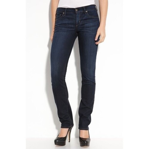 Humanity Ava Straight Leg Blue Jeans 