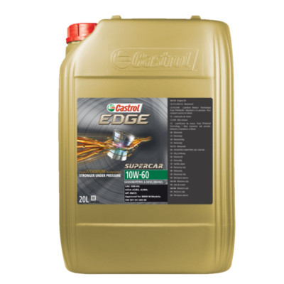 20 Liter Kan.  Castrol Edge Supercar 10w 60 Titanium FST vollsynthetisch 10W-60
