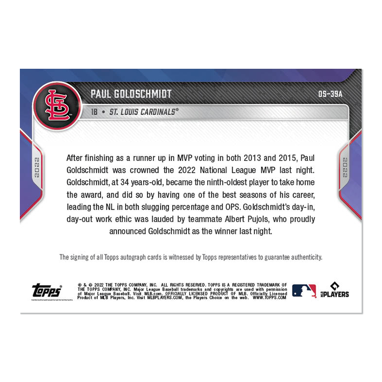 新品 ポール・ゴールドシュミット ボブルヘッド 2022 NL MVP 楽天市場】MLB ポール・ゴールドシュミット カージナルス フォト