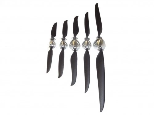 Aluspinner 28 mm MIT 7,5x4" Klappluftschraube, 3mm Aufnahme - Bild 2 von 3