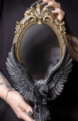 Alchemy England V119 Raven's Gaze Wall Mirror Gothic Vintage Vanity NEW RELEASE