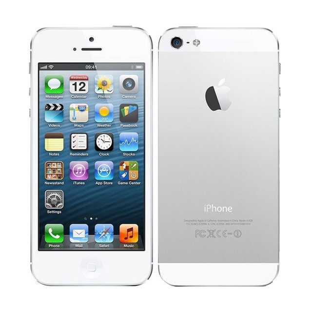 Apple Iphone 5 16gb White Silver Unlocked A1428 Gsm Ca For Sale Online Ebay