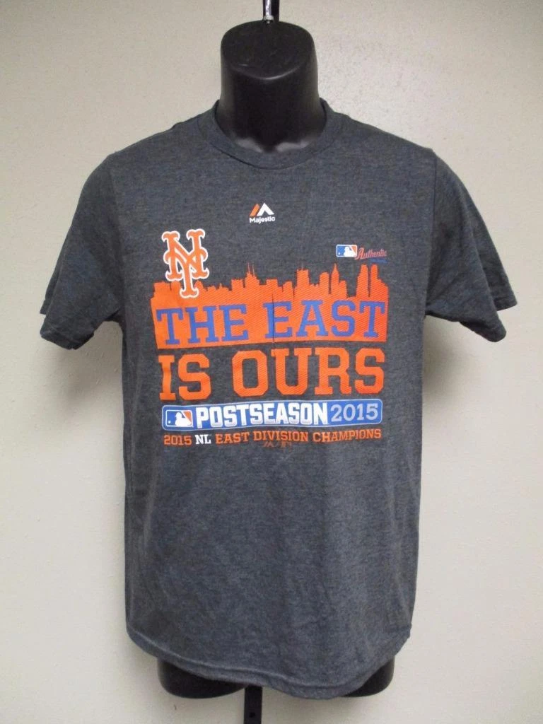 NEW MINOR FLAW NEW YORK METS POSTSEASON 2015 YOUTH S L MAJESTIC T