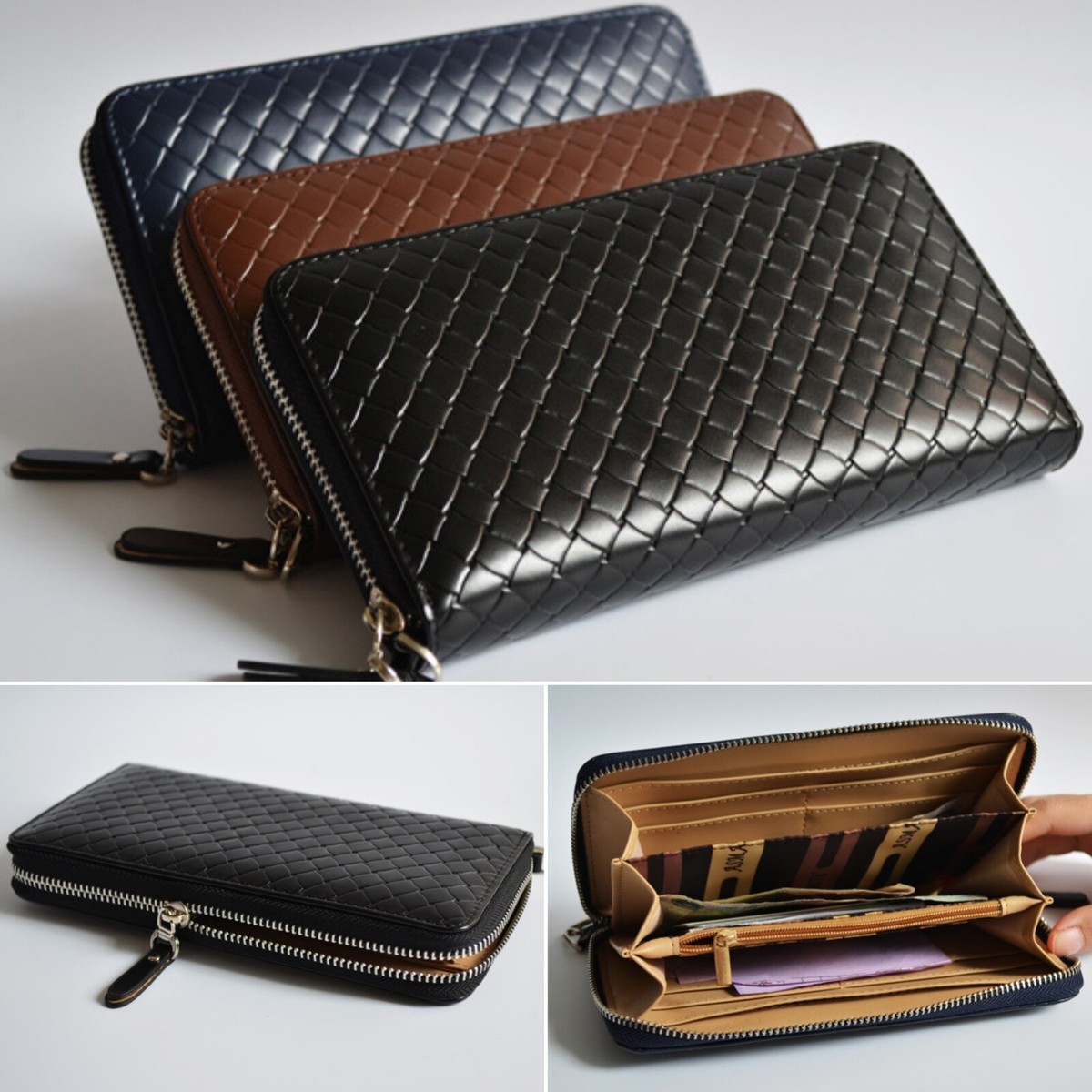 Men's Long Wallet Credit Card Holder Purse Large Capacity