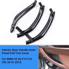 For 2014-2018 Bmw X5 X6 F15 F16 Lh Rh Interior Door Pull Handle Trim Cover Set
