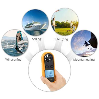 Windmesser Windmessgerät Anemometer AirflowTest-Master 30m/s Barometer Flügelrad