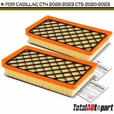 2x Engine Air Filter for Cadillac CT4 2022-2023 CT5 2020-2023 3.0L 3.6L Front