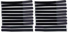 20 x Hook and Loop Cable Ties 300 x 25mm Black Cable Hook and Loop Cable Hook and Loop Fastener
