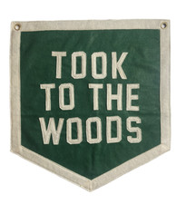 Handsewn Took To The Woods Pennant