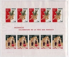 MONACO Sc 1279A NH MINISHEET OF 1981 - EUROPA. SC$18