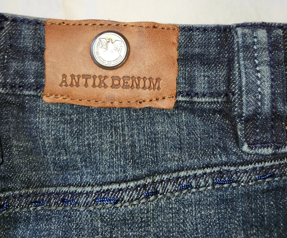 Falda vaquera antigua de mezclilla para niñas talla 10 nueva con etiquetas bolsillo  Foto 3 de 4