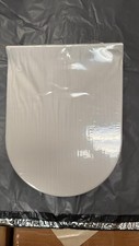 Luxury Square Toilet Seat Heavy Duty White Soft Close Top Quick Release Hinges