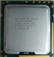 Intel Xeon W3690 12MB 6.4GT/s LGA 1366 six-core SLBW2 3.46GHZ CPU processor