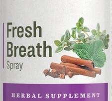 FRESH BREATH SPRAY Liquid Herbal Extract Tincture with Peppermint Natural Blend